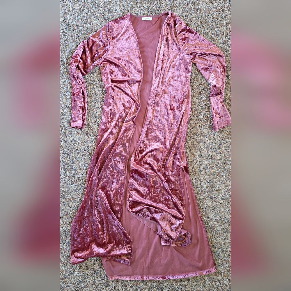 Crushed Velvet Duster